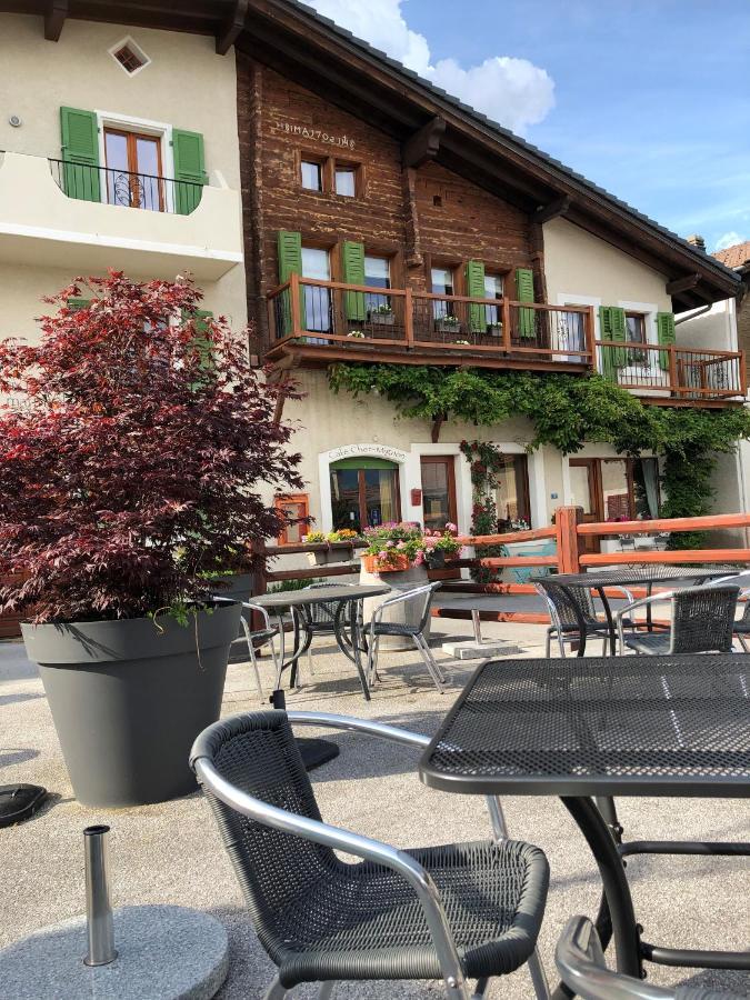 Café Cher-Mignon et Chambres d'hôtes Chermignon-d'en Haut Exterior foto