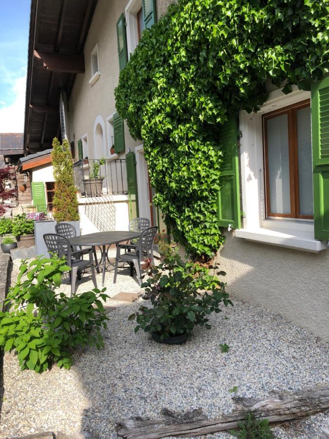 Café Cher-Mignon et Chambres d'hôtes Chermignon-d'en Haut Exterior foto